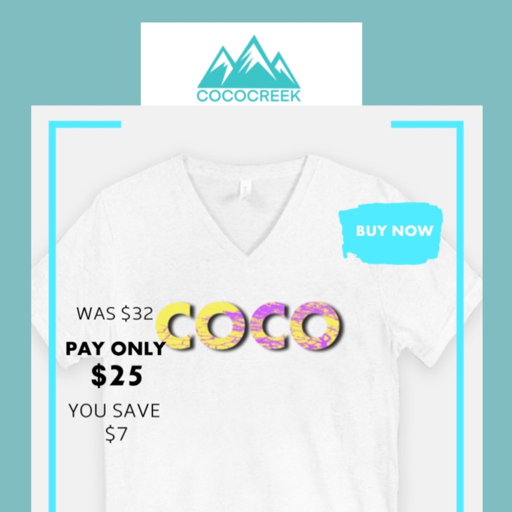 Cococreek V-neck tee